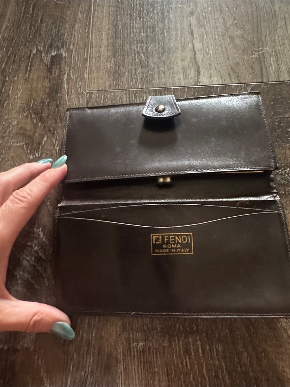 Fendi Brown Zucca Logo Continental Wallet - Picture 2 of 6